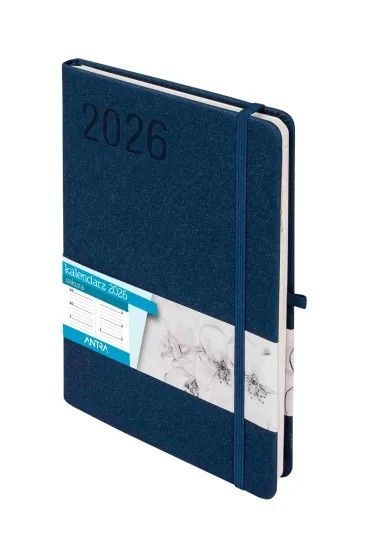 Kalendarz książkowy (terminarz) 2026 SAKURA TDW A5 Antra (granatowy)