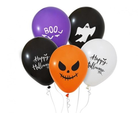 Balon gumowy Happy Halloween mix 12cal Godan (GZ-HAL5)
