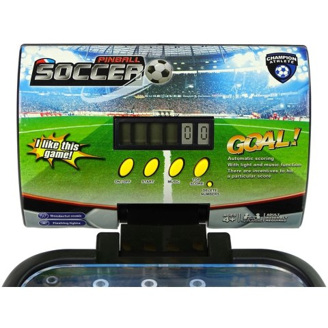 Gra zręcznościowa Pinball Flipper Świeci 53 cm Lean (10268)