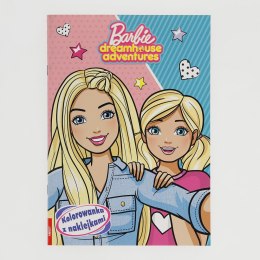 Książka dla dzieci Barbie Kolorowanka z naklejkami Ameet (NA-1202)