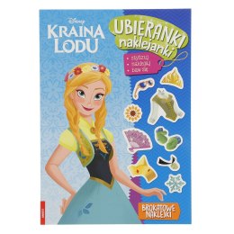 Książka dla dzieci Kraina lodu. Ubieranki, Naklejanki Ameet