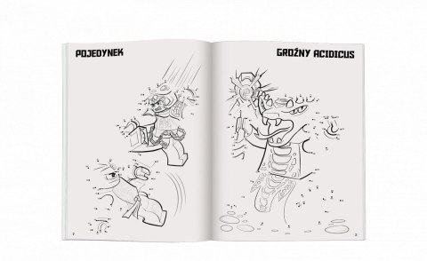 Książka dla dzieci Lego® Ninjago® Połącz kropki Ameet (SPCS 6701)