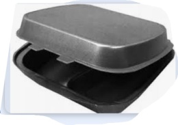 Menu BOX HP4 dwudzielny A'125 czarny