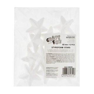 Ozdoba styropianowa gwiazda styropianowa 60MM Euro-Trade (388988)