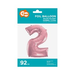 Balon foliowy cyfra 2 45cal Godan (bc-HRO2)
