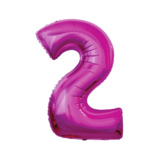 Balon foliowy cyfra 7 srebrny 35 cm 45cal Godan (FG-C35S7)