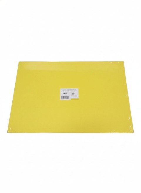 Brystol A3 żółty 160g 20k Protos