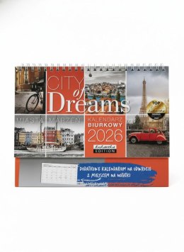 Kalendarz biurkowy CITY OF DREAMS Kukartka