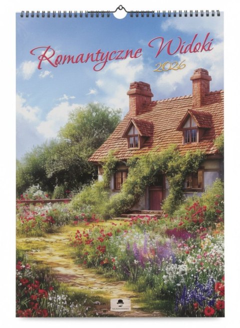 Kalendarz ścienny Romantyczne widiki 320mm x 470mm Pan Kalendarzyk (A3 VD.15)