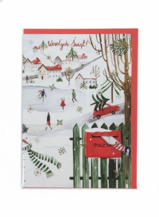 Kartka składana Karnet B6 20 POCZTA B6 Henry (5907465662666)