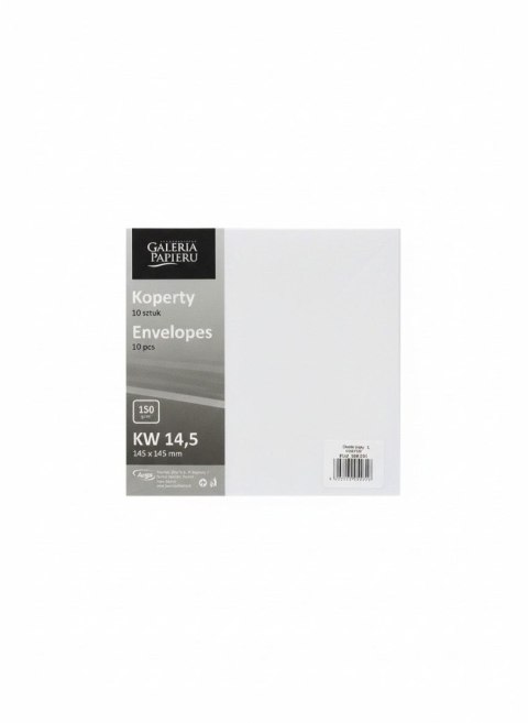 Koperta kw biała [mm:] 145x145 Argo (280791) 10 sztuk