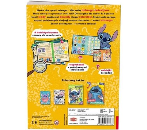 Książka dla dzieci Stitch. Detektyw na tropie Ameet (DET 9101)