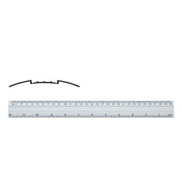 Linijka aluminiowa 30cm Grand (GR-112-30)