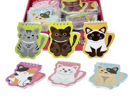 Notes (notatnik) kotek 9cm mix czysty [mm:] 90x85 Adar (628434)