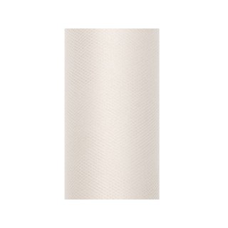 Tiul tiul 160x9 [mm x m] KREMOWY JASNY Partydeco (TIU15-079)