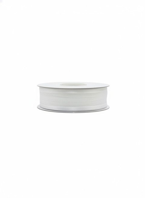 Wstążka SZYFON 25x25 [mm x m] biała Partydeco (TSZB25-008)