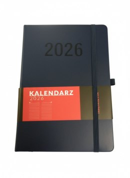 Kalendarz książkowy (terminarz) 2026 MEMOFIX DNS A5 Antra (granat)