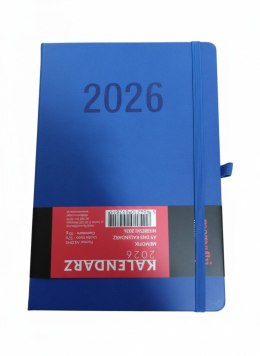 Kalendarz książkowy (terminarz) 2026 MEMOFIX DNS A5 Antra (niebieski)