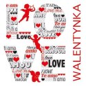 Kartka składana Walentynka kw [mm:] 150x150 Pol-mak (LKW)