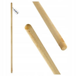 Kij drewniany z gwintem 120cm
