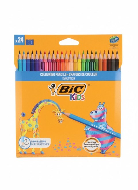 Kredki ołówkowe Evolution 24 kol 24 kol. Bic (9375152)