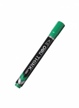 Marker permanentny zielony ścięty 1-5mm 6921734941022 wkład zielony 1,5-5,0mm ścięta końcówka Deli (EU10150)
