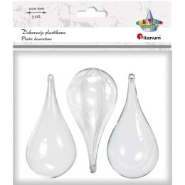 Ozdoba akrylowa Craft-Fun Series kropla 54x100mm Titanum