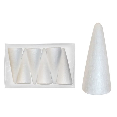 Ozdoba styropianowa Craft-Fun Series stożki 200mm Titanum (282945)