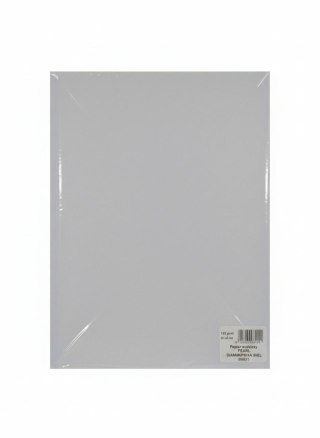 Papier ozdobny (wizytówkowy) pearl siamentowa biel A4 biały 135g Galeria Papieru (206211)