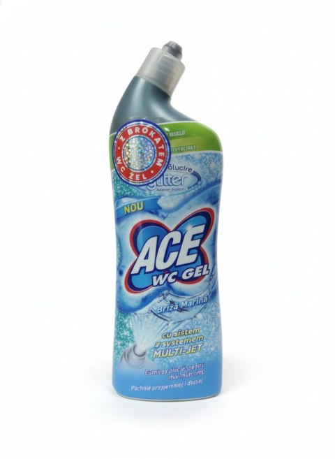 Płyn do wc żel brokat marine 700ml Ace