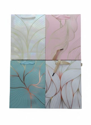 Torba prezentowa niebiesko złota A5 [mm:] 180x230x 100 Lean (22223)