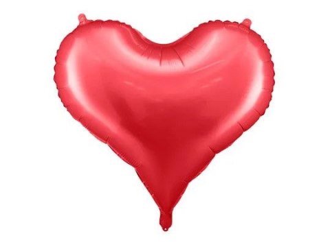 Balon foliowy Serce, 75x64,5 cm, czerwone Partydeco (FB141S-007)