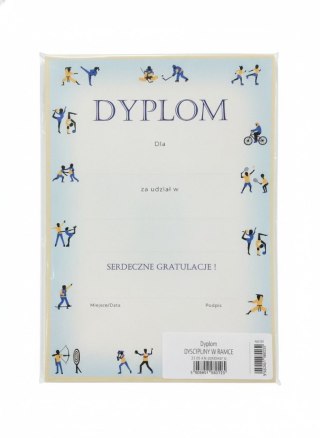 Dyplom Dyscypliny w ramce A4 Henry (5908451980115)
