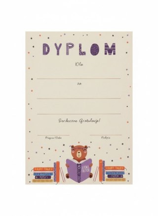 Dyplom Miś czyta A4 Henry (5908451980030)