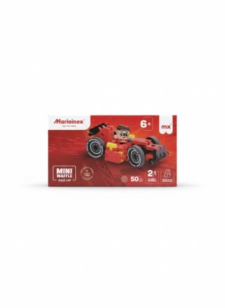 Klocki konstrukcyjne Mini Waffle 50el Cars: Red Race Car Marioinex