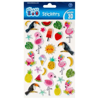 Naklejka (nalepka) S-Boo Metalic 3d Tropic Stickerboo (493711)