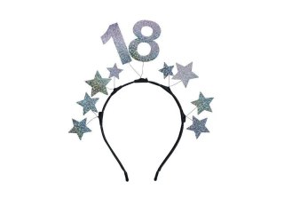 Opaska z gwiazdkami 18 urodziny Partydeco (OP47)
