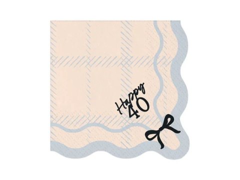 Serwetki Happy 40 mix papier [mm:] 330x330 Partydeco (SP33-102-40)