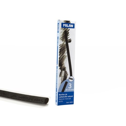 Węgiel rysunkowy 10 szt Milan (4403)