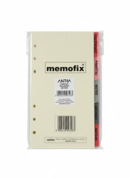 Wkład do organizera MEMOFIX B6 2026 Antra (komplet)