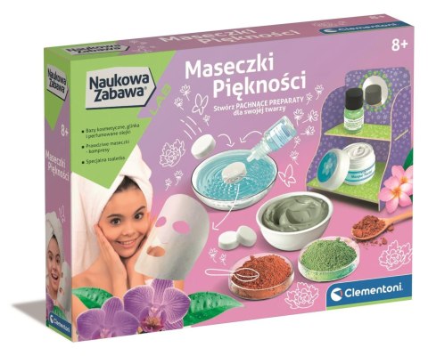 Zestaw kreatywny dla dzieci Naukowa zabawa Maseczki Clementoni (50901)