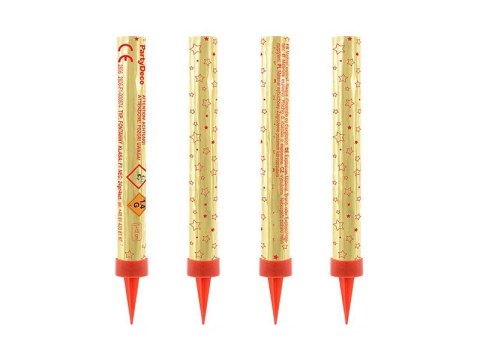 Fontanna tortowa 12cm (1 op. / 4 szt.) Partydeco (FT1-12-4)