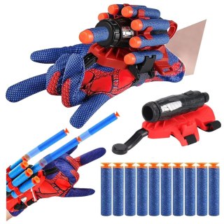 Gadżet Rękawica Z Wyrzutnią Na Strzałki Piankowe Spider Dla Dzieci 10szt. Lean (28658)