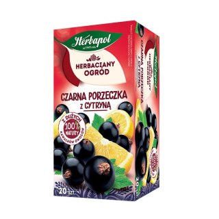 Herbata Herbaciany Ogród owocowo-ziołowa porzeczka z cytryną 20 saszetek Herbapol