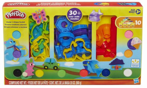 Masa plastyczna dla dzieci Ciastolina zestaw z kształtami i stemplami mix Playdoh (A9305)