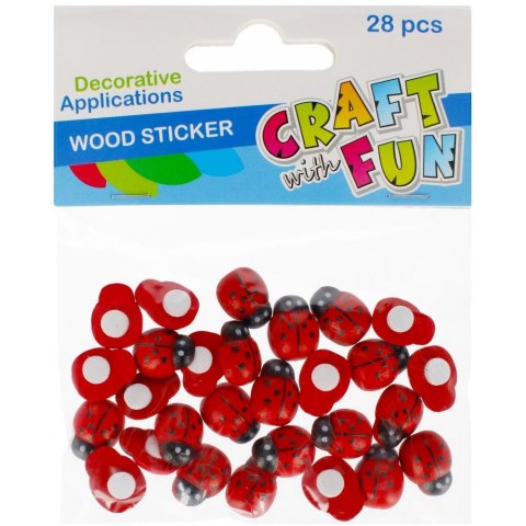 Ozdoba drewniana Biedronki Craft with Fun (501441)