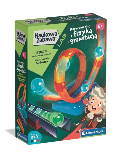 Zestaw kreatywny dla dzieci Naukowa zabawa Fizyka i Grawitacja Clementoni (50410)