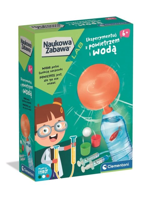 Zestaw kreatywny dla dzieci Naukowa zabawa Woda i Powietrze Clementoni (50409)