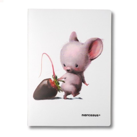 Zeszyt cute PP A4 32k. 80g linia kolor Narcissus
