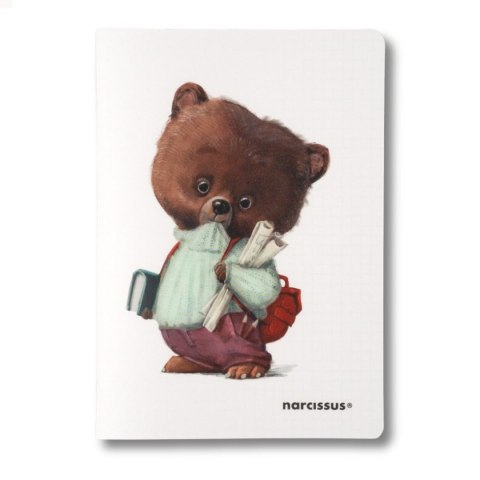 Zeszyt cute PP A4 60k. 80g krata Narcissus